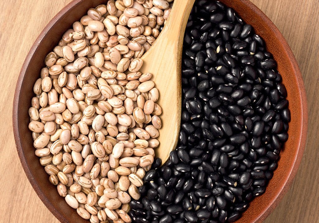 Compare: feijão-preto e feijão-carioca