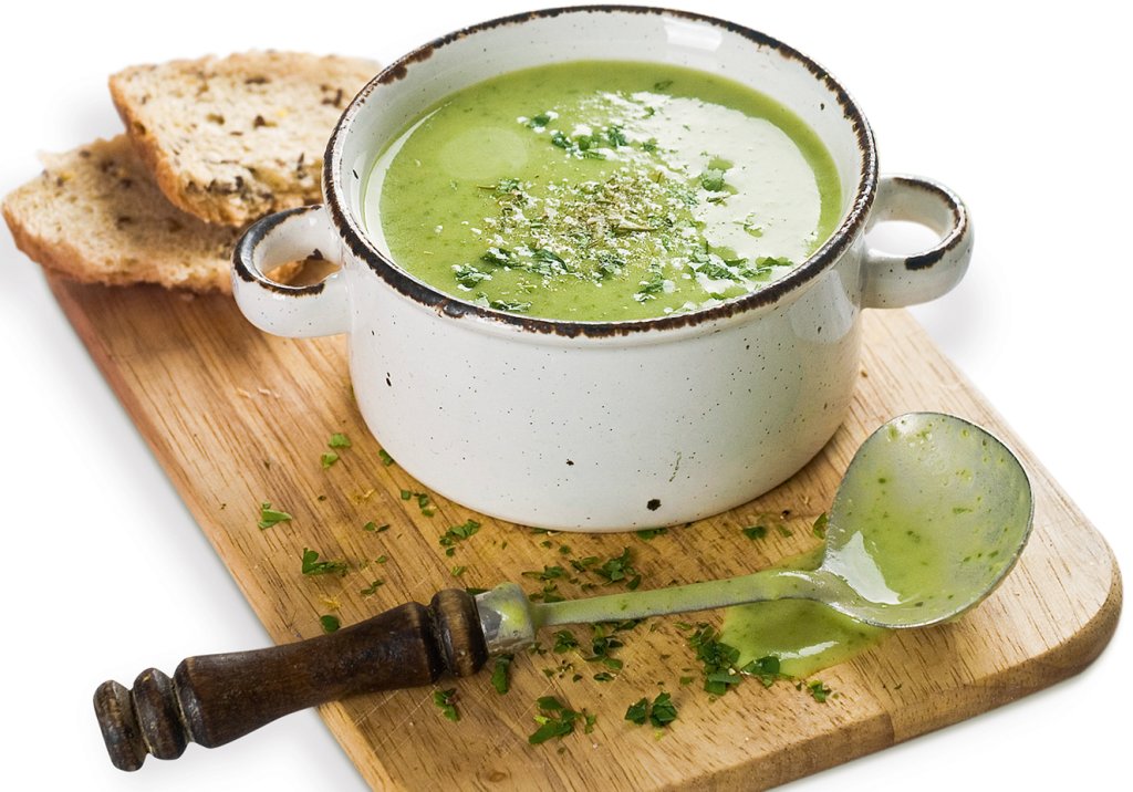 Sopa de espinafre para baixar a pressão