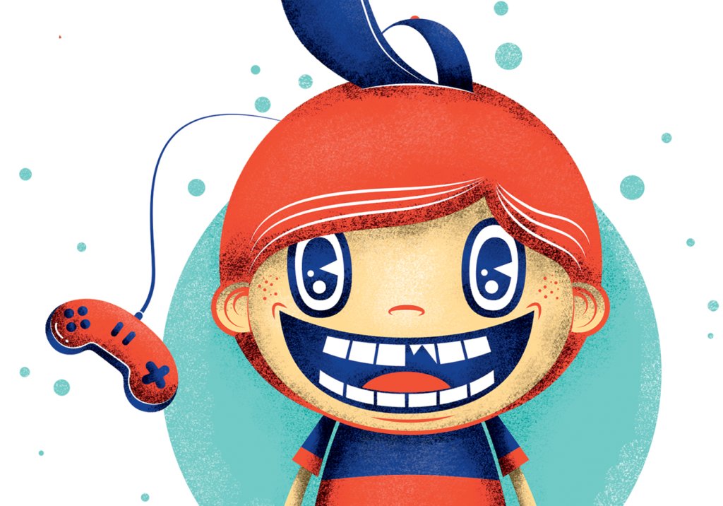 Tire as crianças de frente das telas