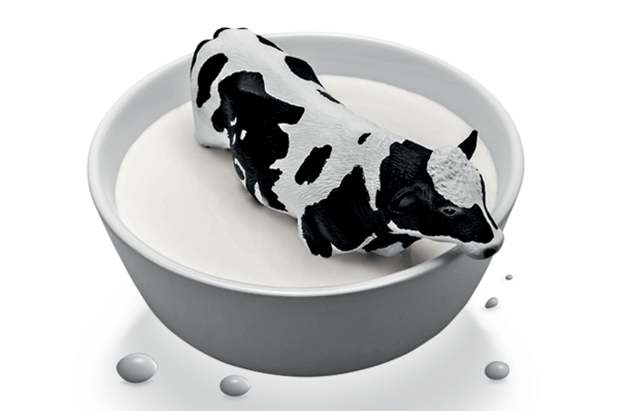 Um leite específico para os sensíveis ao produto?