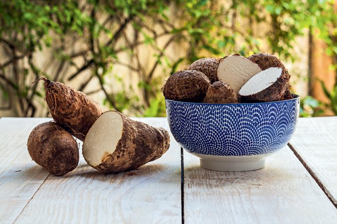 Suco de inhame cru para dengue