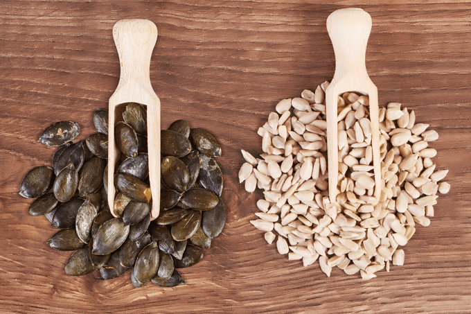 Semente de girassol versus de abóbora: qual é mais nutritiva?
