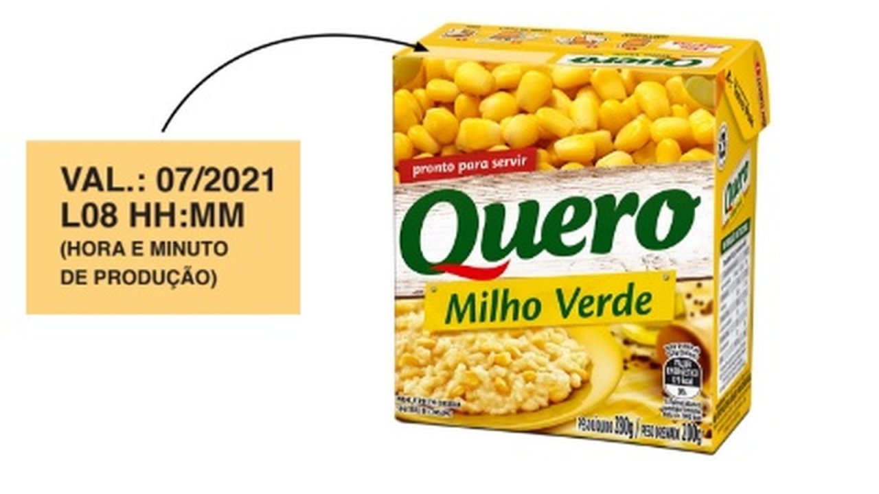 milho verde marca quero recall