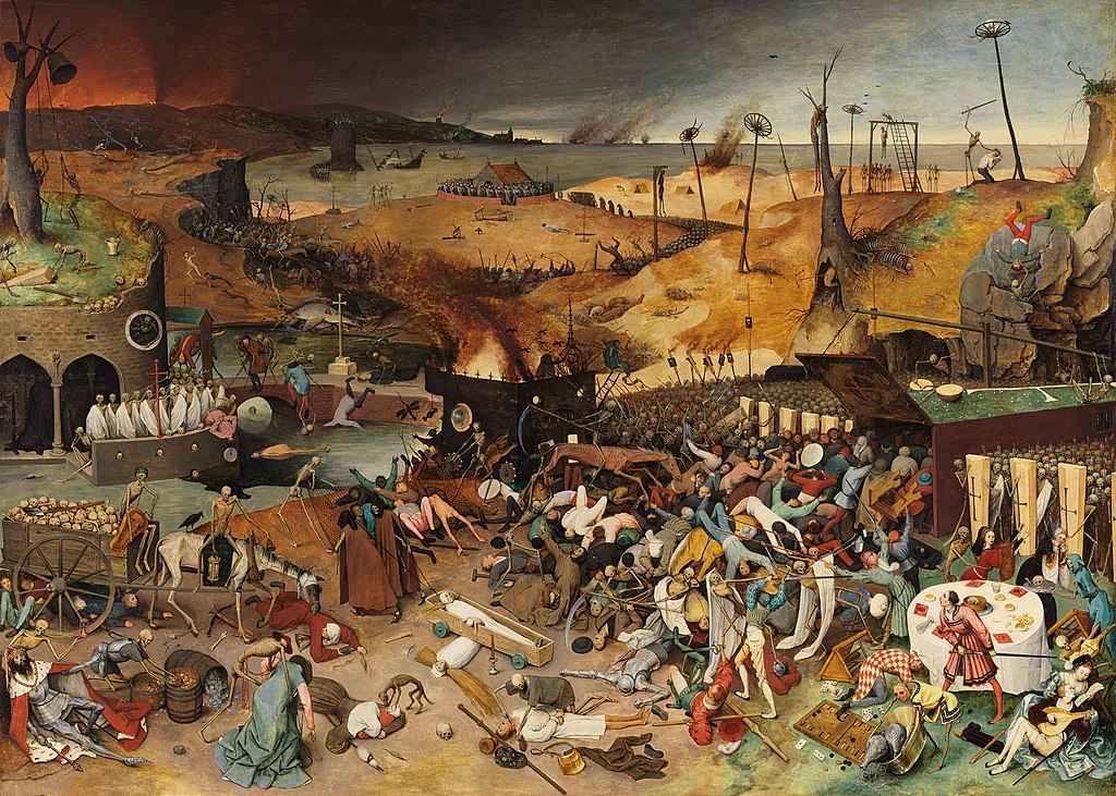 1024px-The_Triumph_of_Death_by_Pieter_Bruegel_the_Elder O Triunfo da Morte, do holandês Pieter Bruegel