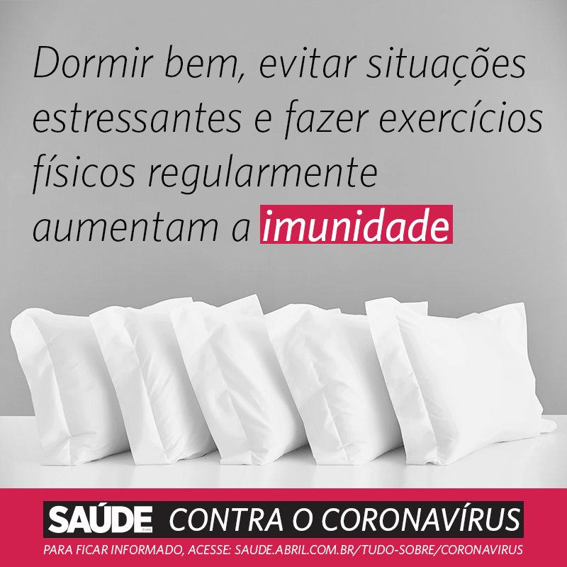 Dormir bem, evitar situações estressantes e fazer exercícios físicos regularmente aumentam a imunidade