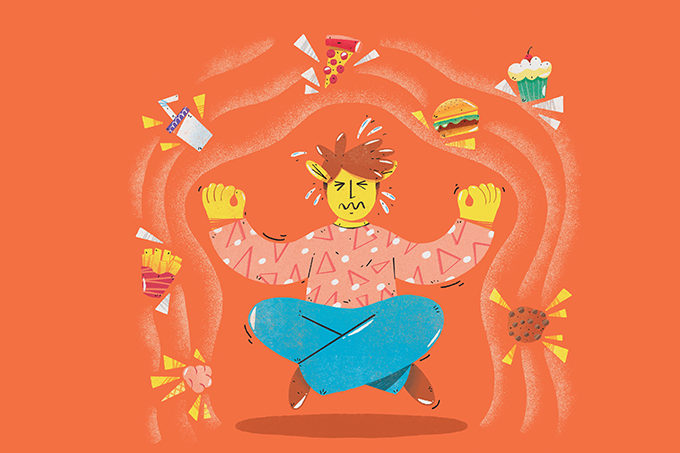 Alimente-se sem perder  o controle