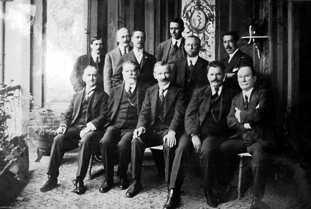 Foto de sanitaristas de São Paulo Vital Brazil, emilio Ribas, Victor Godinho e outros