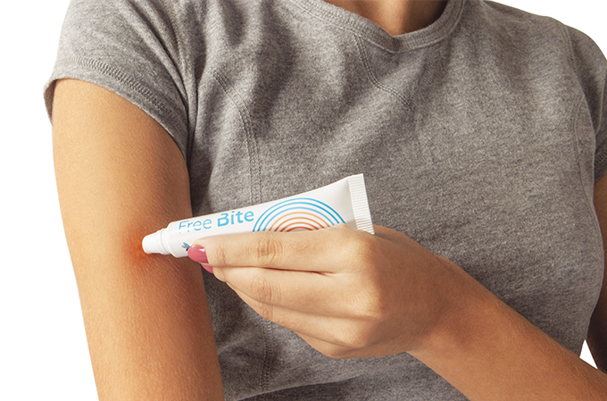 Gel alivia as picadas de insetos