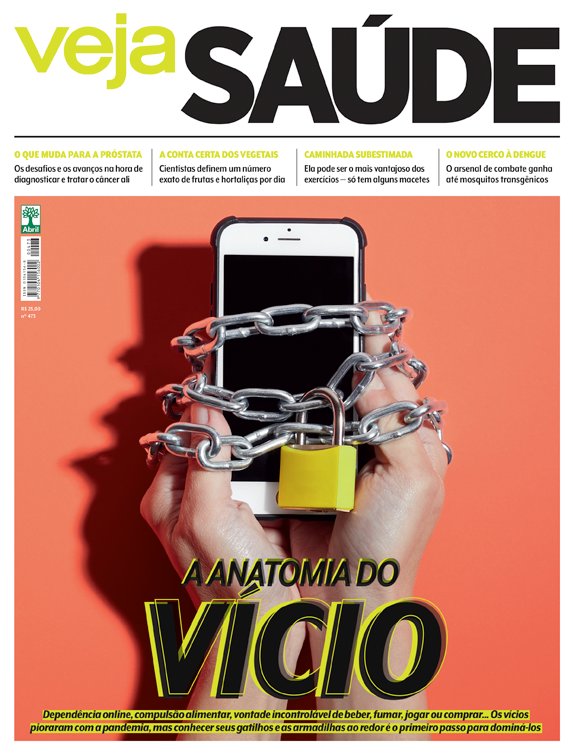 capa de veja sa&uacute;de sobre a anatomia dos v&iacute;cios