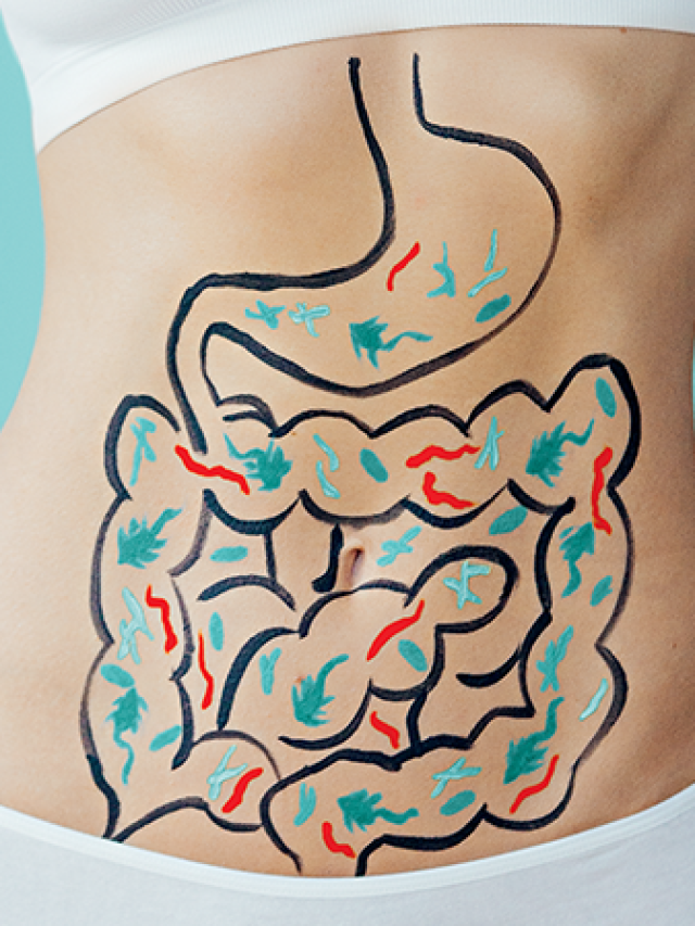 Capa de: 5 chás para o intestino