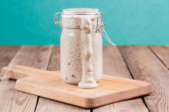 foto de pote com receita de fermentação natural
