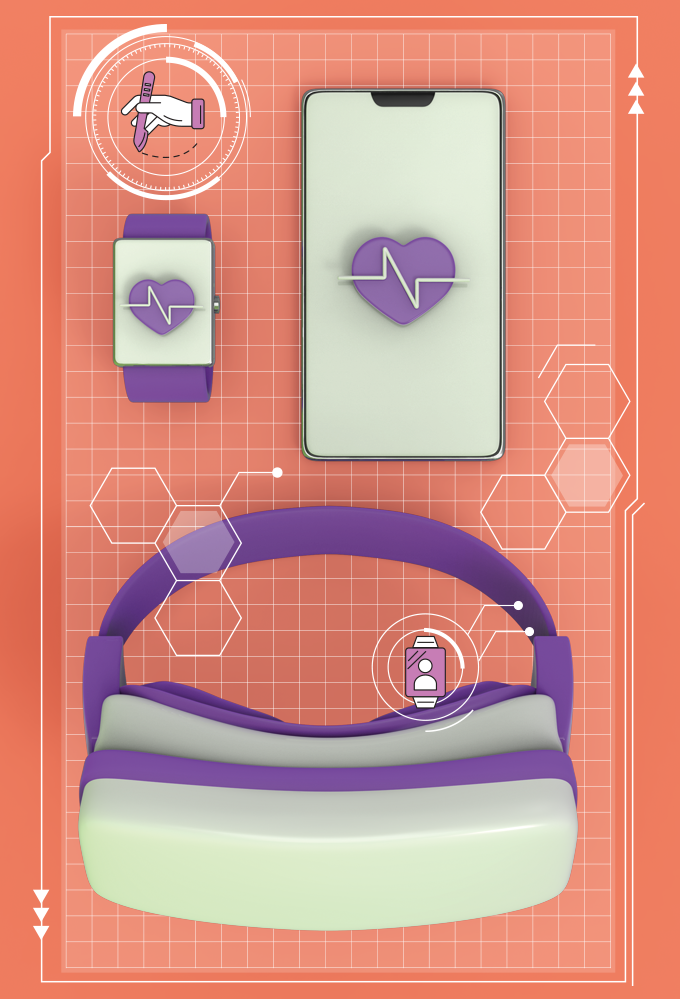 foto de wearables para a saúde