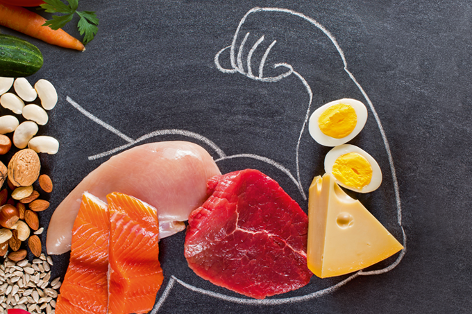 Alimente os músculos: a dieta ideal para brecar a sarcopenia