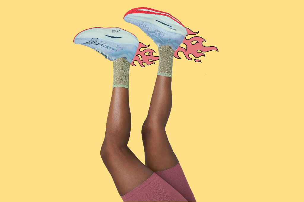 Nova fornada de tênis esportivos