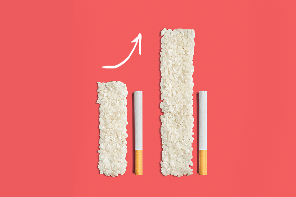 Preço do arroz e feijão sobe mais que cigarro, alerta pesquisa