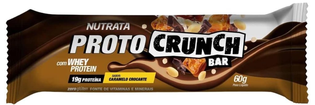 nutrata barra barra de proteína nutrata sabor caramelo crocante