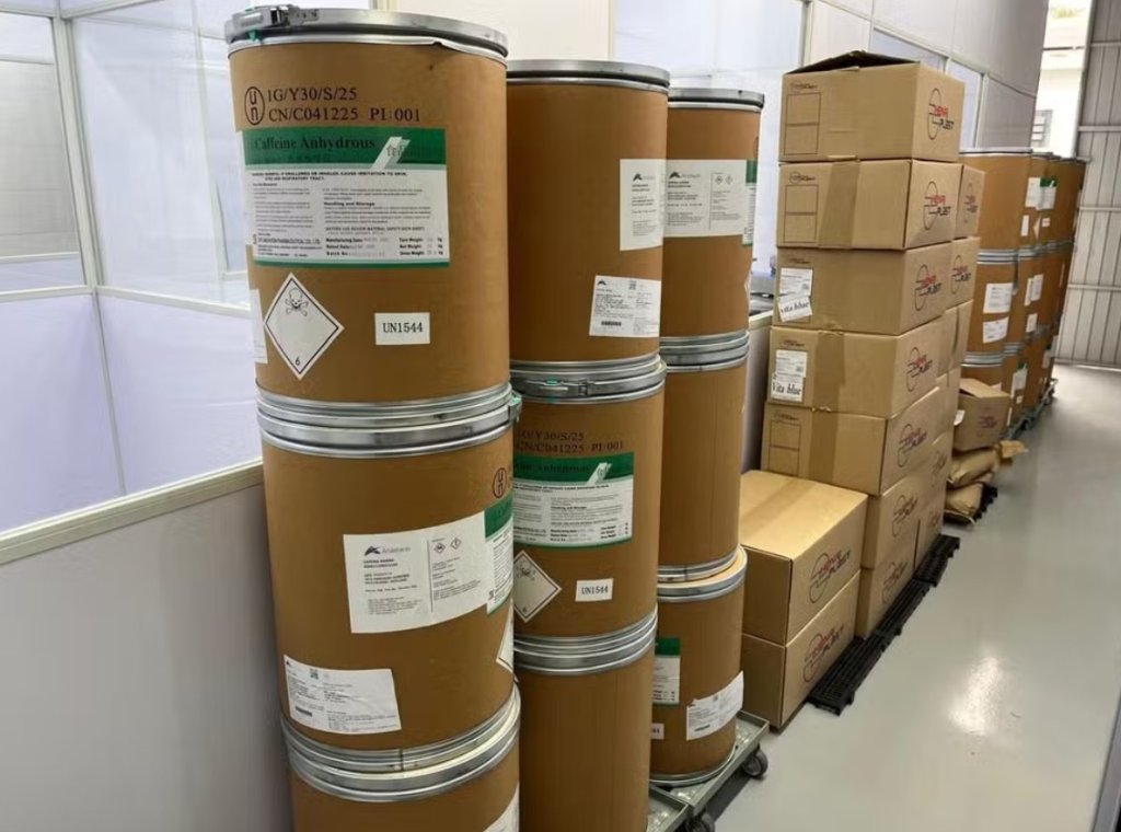 Empresas de suplementos desviavam cafeína para o narcotráfico, diz PF