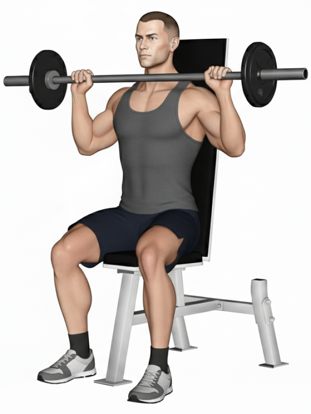 Capa de: Desenvolvimento militar com barra: aprenda a fazer o exercício