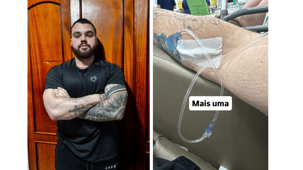 Influencer passa mal e precisa ser socorrido após usar “Mounjaro do Paraguai” em “publi”